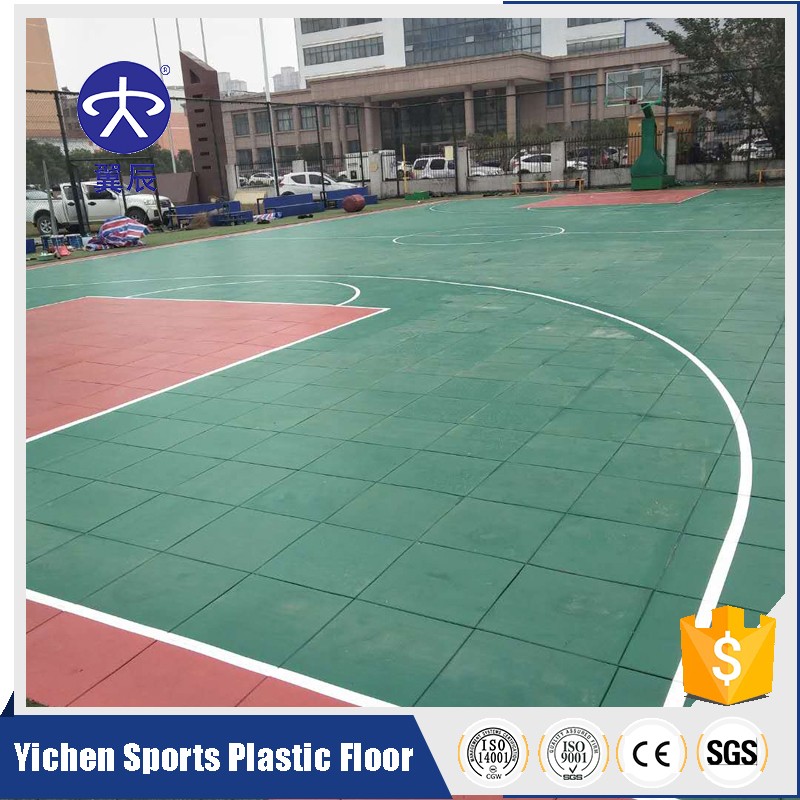 河南籃球場硅PU面層橡膠地墊 河南籃球場硅PU面層橡膠地墊